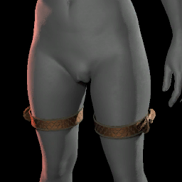 Slaver's Fine Leg Straps