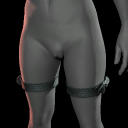 Slaver's Fine Leg Straps