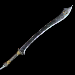 Ornate Damascus Longsword