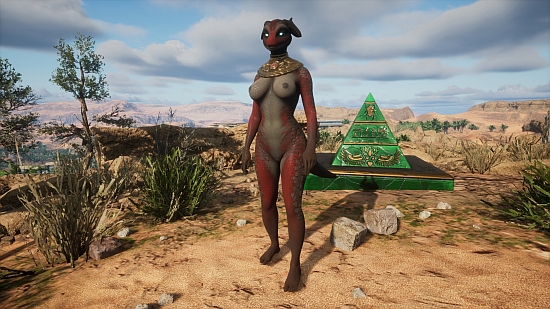Dhasha waiting for a lost traveler.