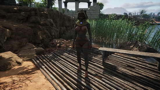 Mehlva standing around.
