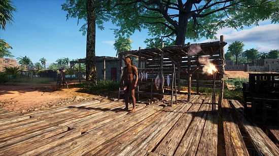 Fish isn't the only meat on display.