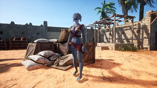 Renshet at her warehouse.