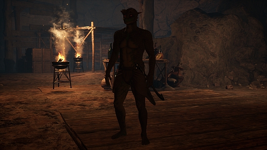 Sekerti at his hidden laboratory.